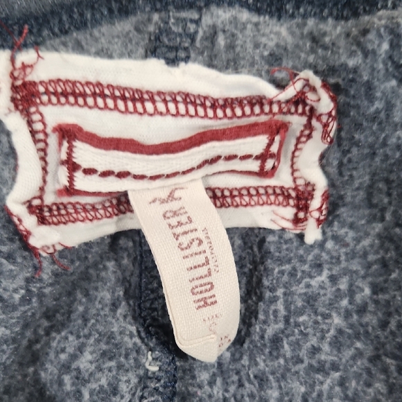 Hollister Navy Joggers with Yellow Lettering - Picture 2 of 6